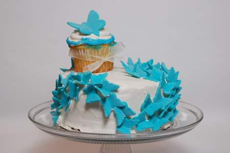 butterfly birthday cake