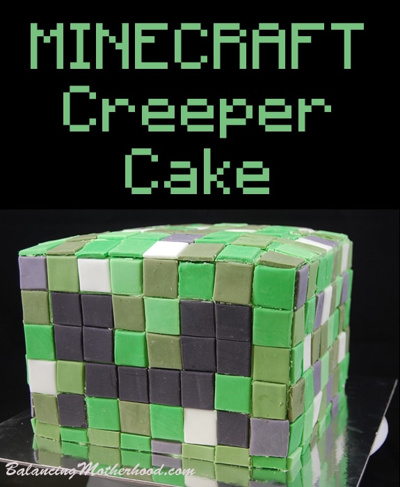 Minecraft creeper cake Vanilla cake with vanilla buttercream frosting   Homemade minecraft cakes Minecraft birthday cake Minecraft birthday