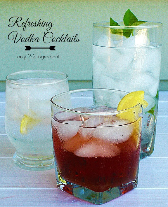 simple vodka cocktails w/ recipe on BalancingMotherhood.com