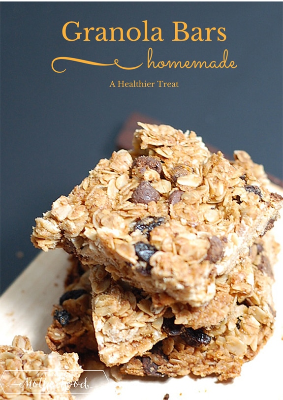 homemade granola bars: the perfect healthy snack
