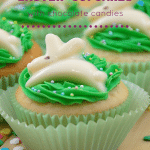 Easter cupcakes -- cute and easy to make with chocolate candy molds