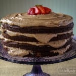 dark chocolate mocha cake