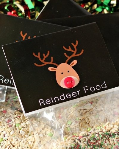 bags of reindeer food