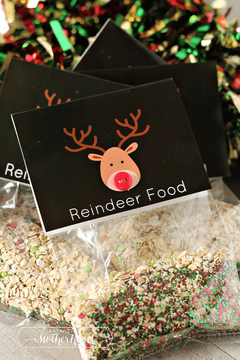 reindeer food in baggies