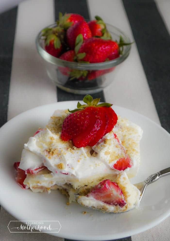 No bake strawberry cheesecake recipe