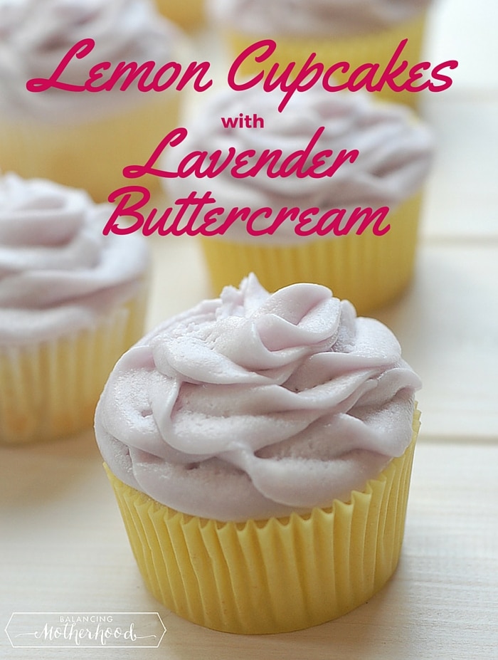 lemon cupcakes with lavender buttercream recipe