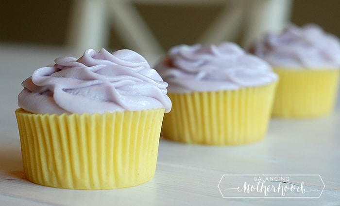 lemon cupcakes with lavender buttercream recipe