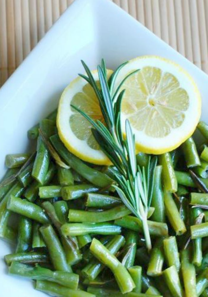 green beans with rosemary