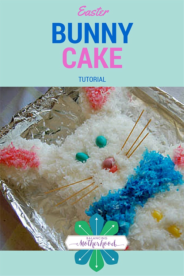 Easter bunny cake tutorial