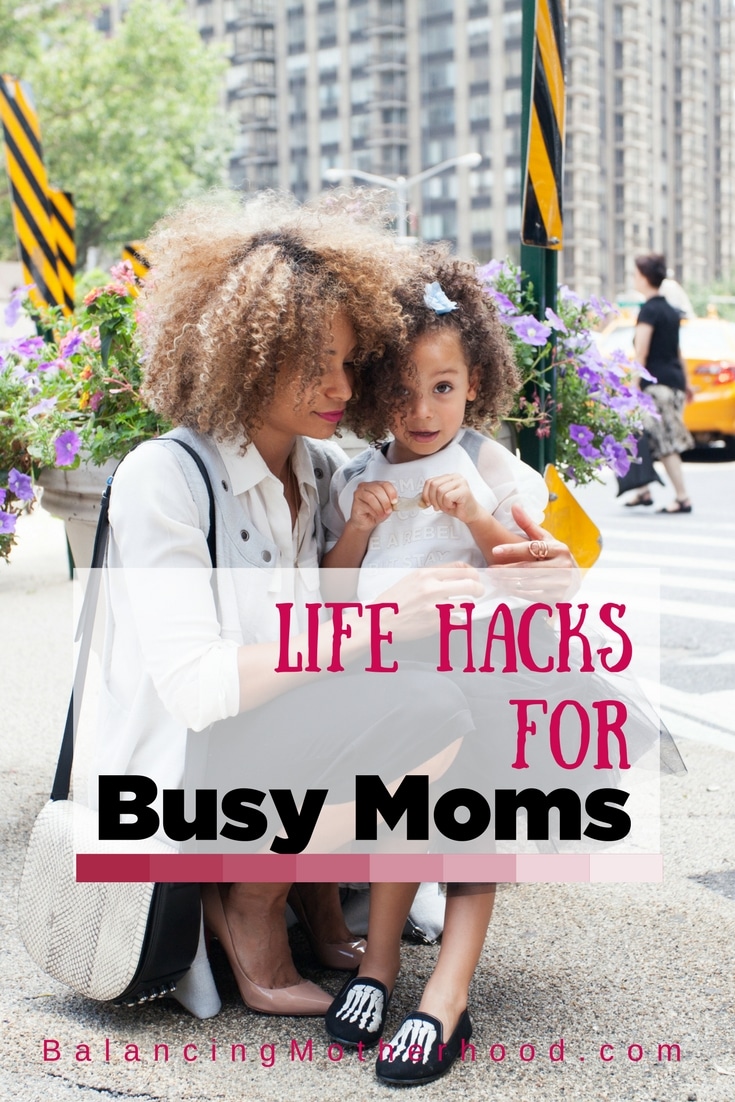 Life hacks for busy moms - do these simple things to help streamline your day and make life a little easier. 