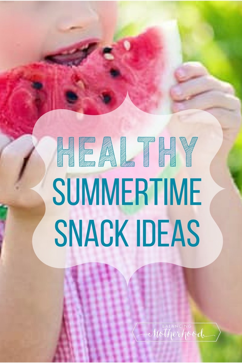 Healthy snacks that kids love. Great ideas for summertime snacks!