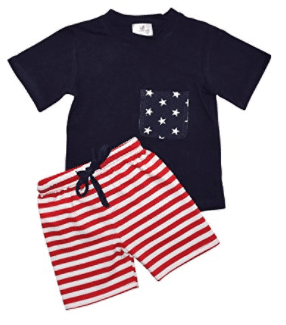 Infant Girls Patriotic Daddys Little Firecracker Romper 4th of July Outfit 