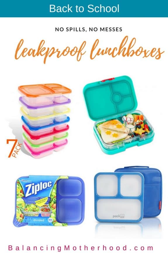 Back to school leakproof lunch boxes