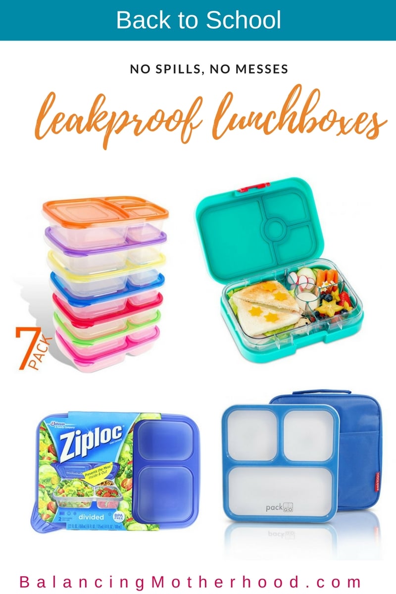 Back to school leakproof lunch boxes