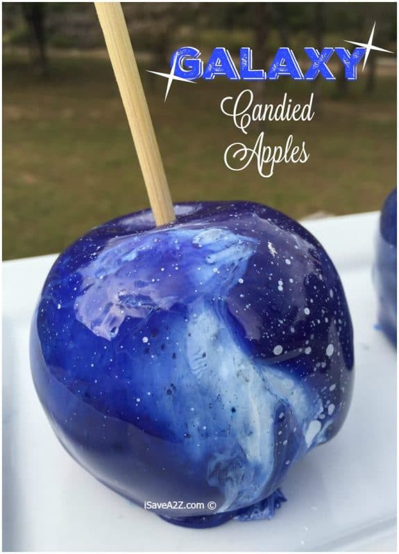 Galaxy candy apples