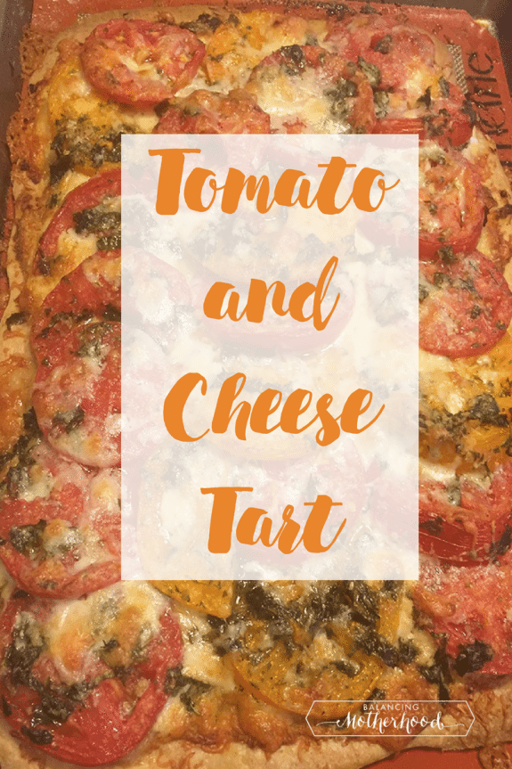 Tomato and Cheese tart recipe. It's a winner with fresh flavors. 