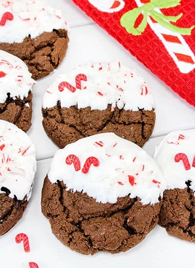 Chewy Chocolate Peppermint Cookies Featured Image