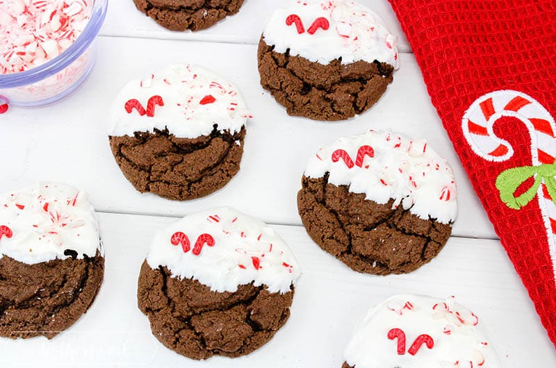 Chewy Chocolate Peppermint Cookies Final 1