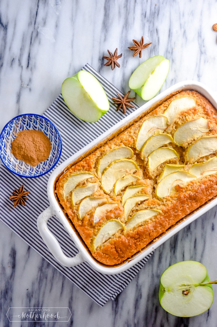 Enjoy this apple breakfast casserole at home!