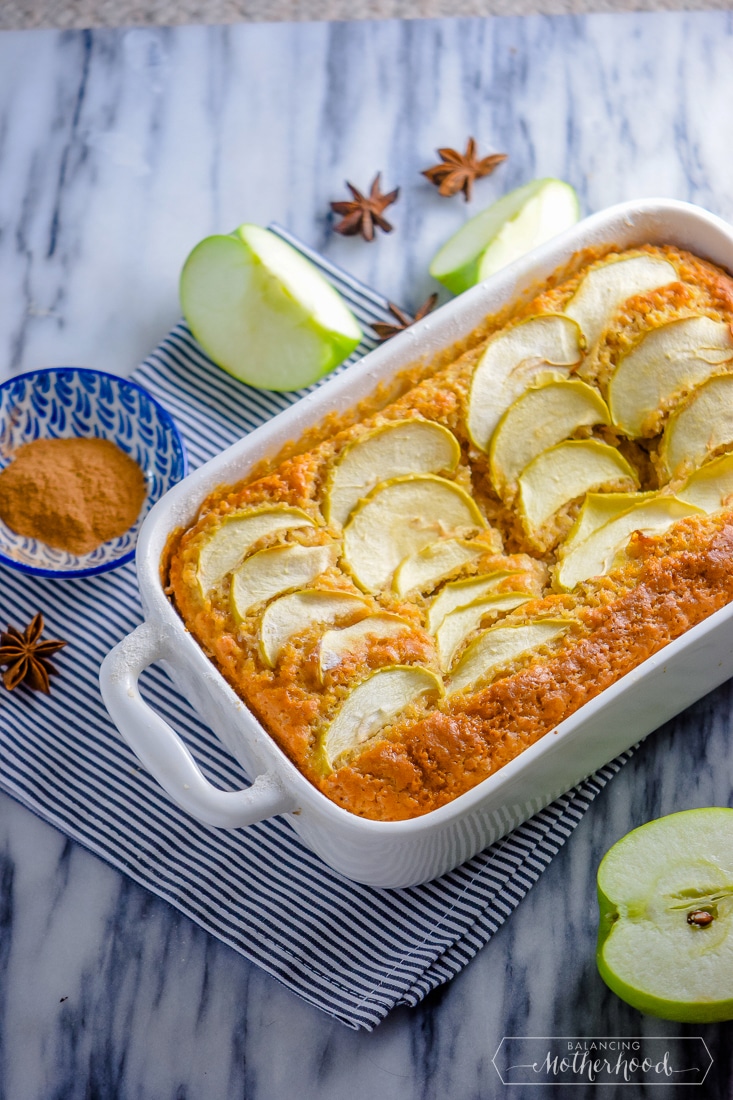 Enjoy this apple breakfast casserole at home!