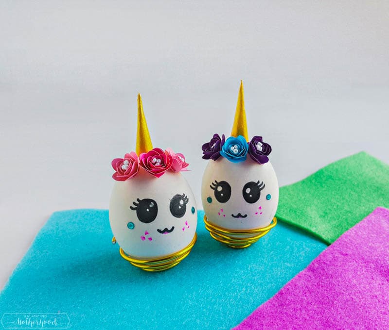 Make your day more magical and fun with these unicorn Easter eggs!