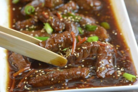 mongolian beef recipe in Instant Pot
