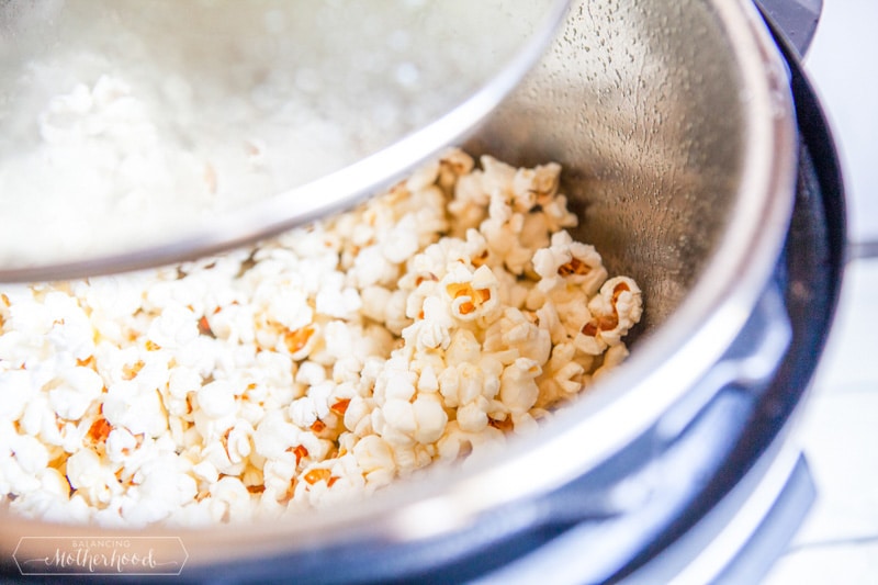Chill and watch a good movie with this Instant Pot Popcorn recipe.