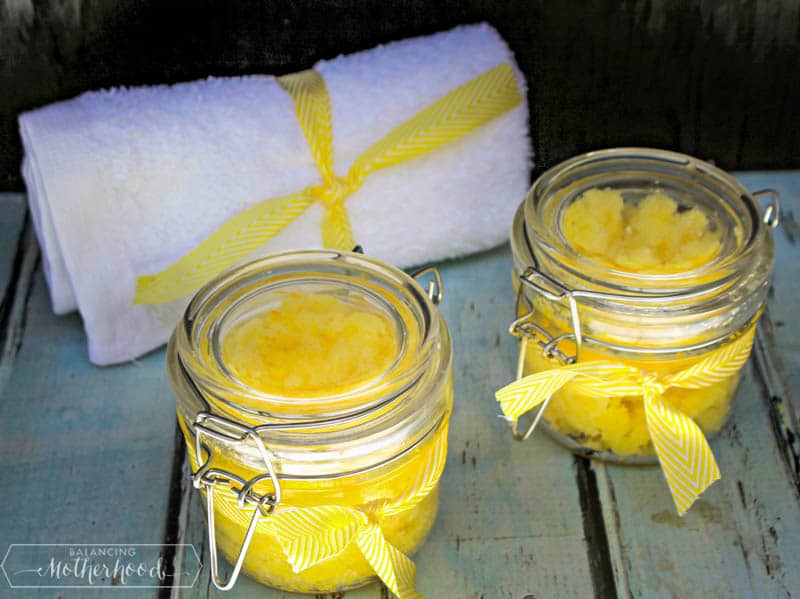 Exfoliate and have a glowing skin by trying this Lemon Sugar Scrub!