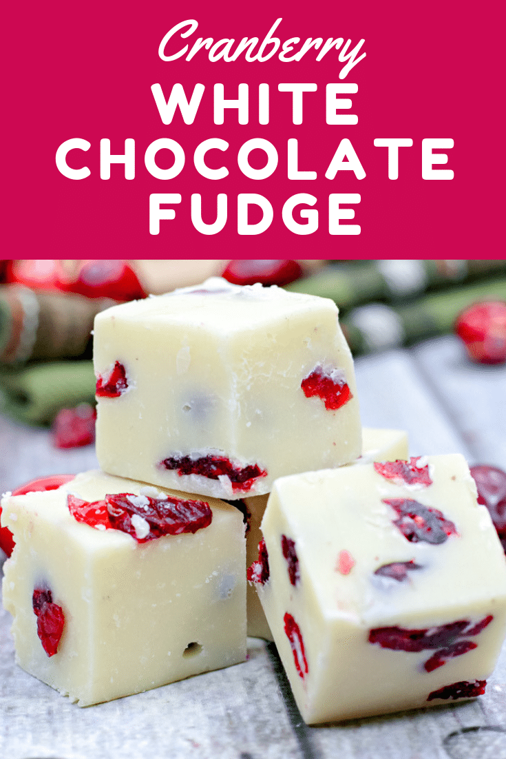 Share and enjoy this special White chocolate cranberry fudge treat with your family and friends this holiday season.