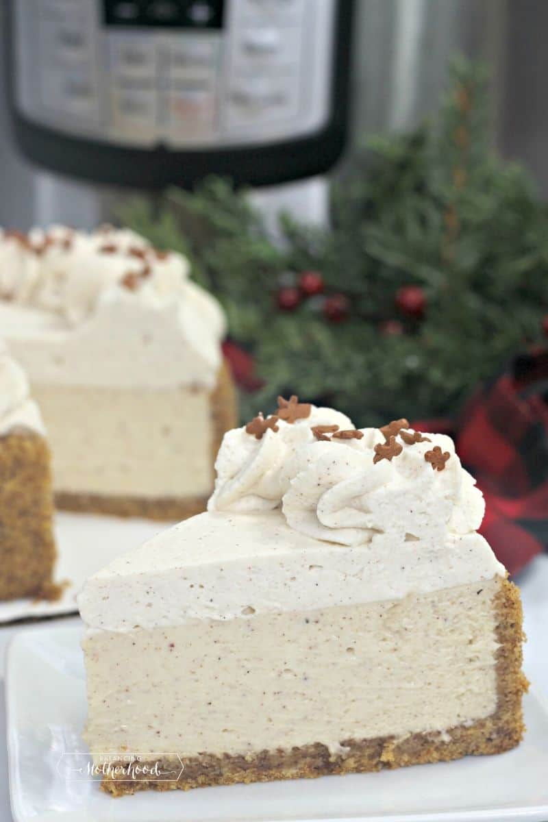 gingerbread cheesecake and instant pot