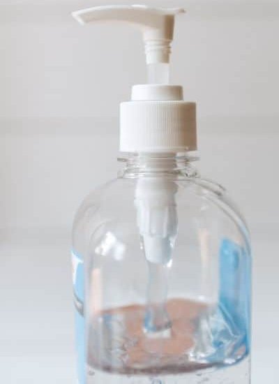 bottle of hand sanitizer