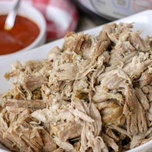 pulled pork with BBQ sauce