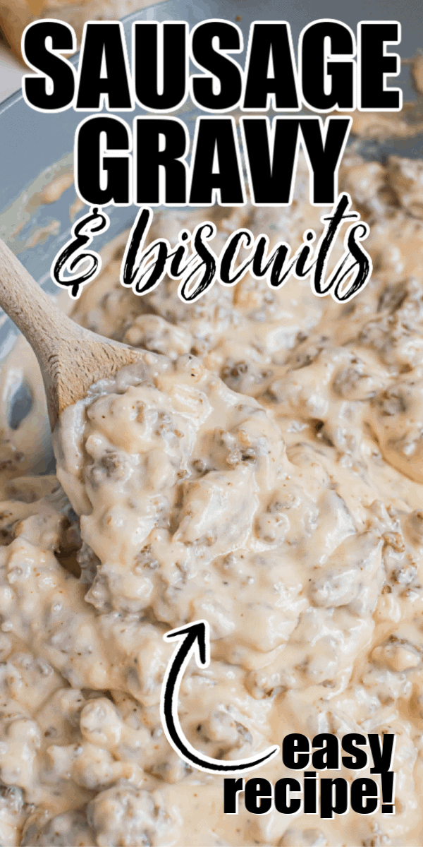 Sausage gravy is a southern classic and family favorite full of flavor with a rich, creamy sauce and perfectly flavored sausage served over popping hot biscuits.