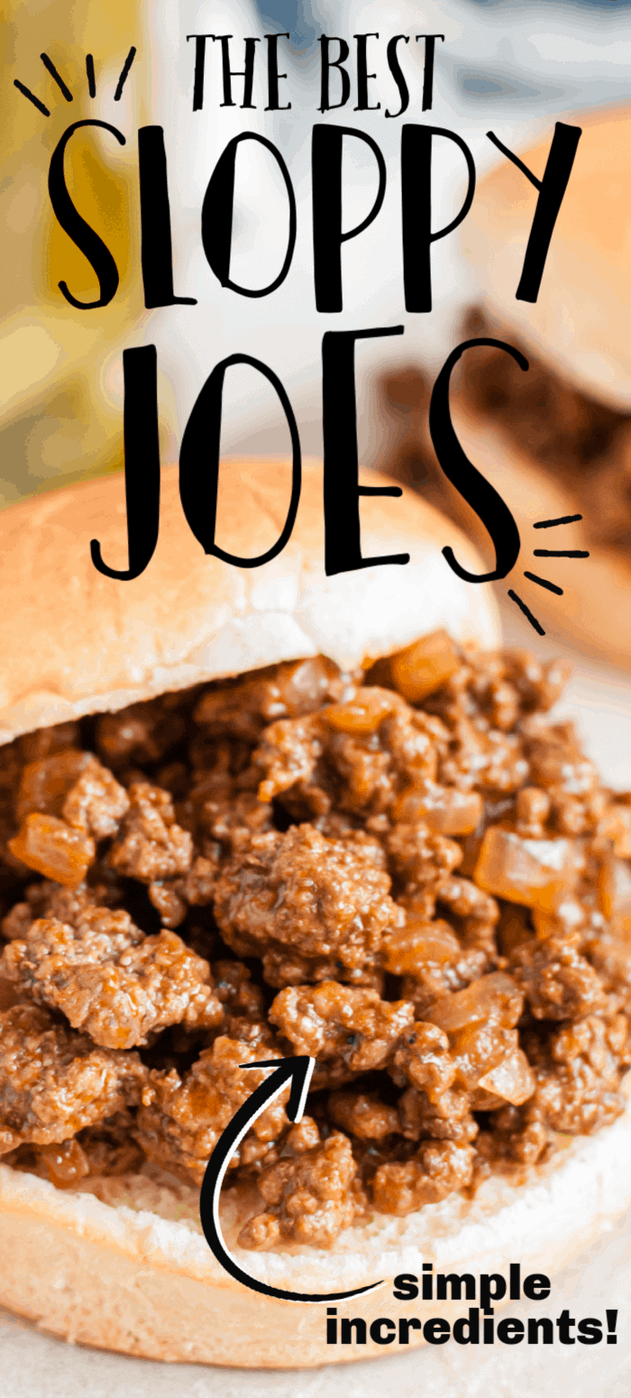 Homemade Sloppy Joes make the perfect meal that reminds you of dinner when you were a kid. Within just a few minutes, you'll have perfectly flavored beef that's sweet and tangy. Add a hamburger bun to eat as a sandwich, or serve it open faced. This sloppy joe recipe is perfect for a gathering or any weeknight dinner.