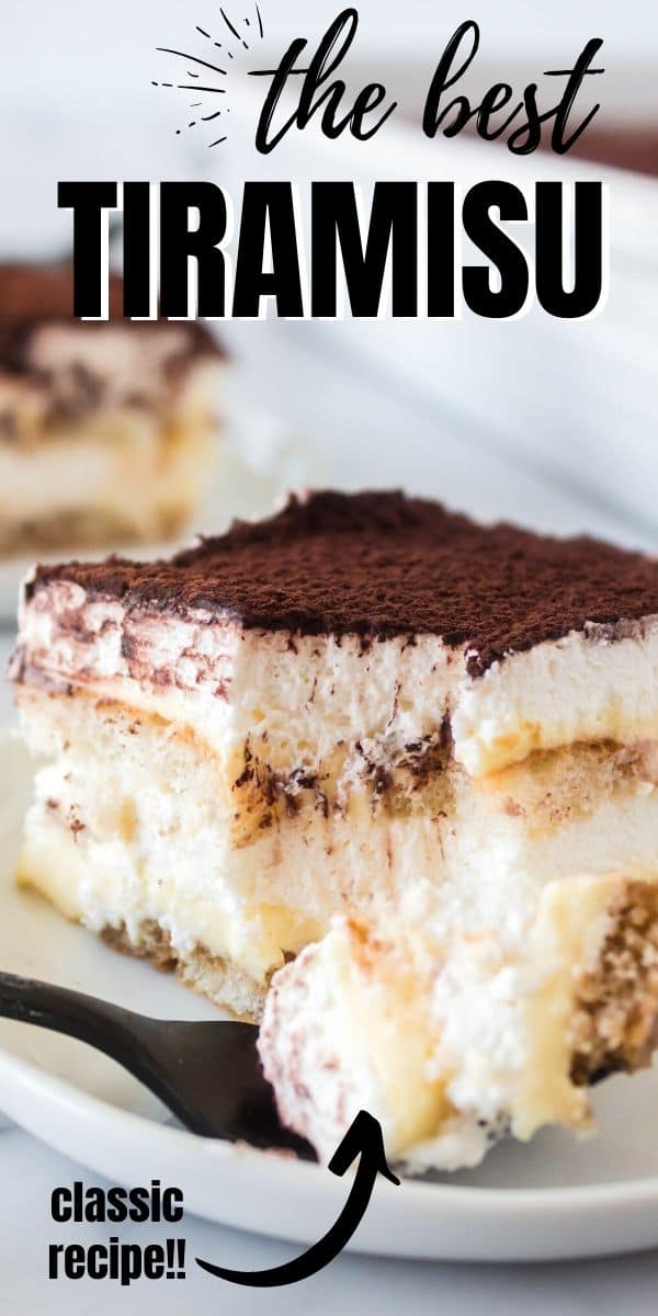 Tiramisu is a classic no-bake Italian dish that combines layers of ladyfingers drizzled with a flavorful espresso, topped with creamy mascarpone and whipped cream and dusted with cocoa.