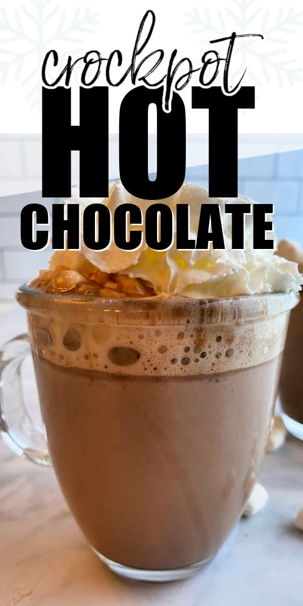 Crockpot hot chocolate is such a simple way to make the most amazing and chocolaty hot chocolate there is! Our recipe combines cocoa, milk, sweetened condensed milk and chocolate chips for an extra creamy chocolate you'll love to sip. 