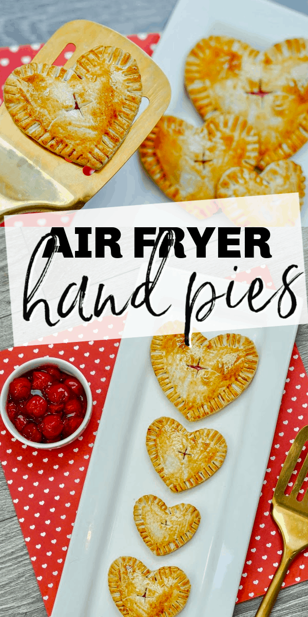 Air fryer hand pies are a sweet treat that's so easy to make. The air fryer crisps the outside of the pie crusts and perfectly warms the juicy cherry pie filling inside. 
