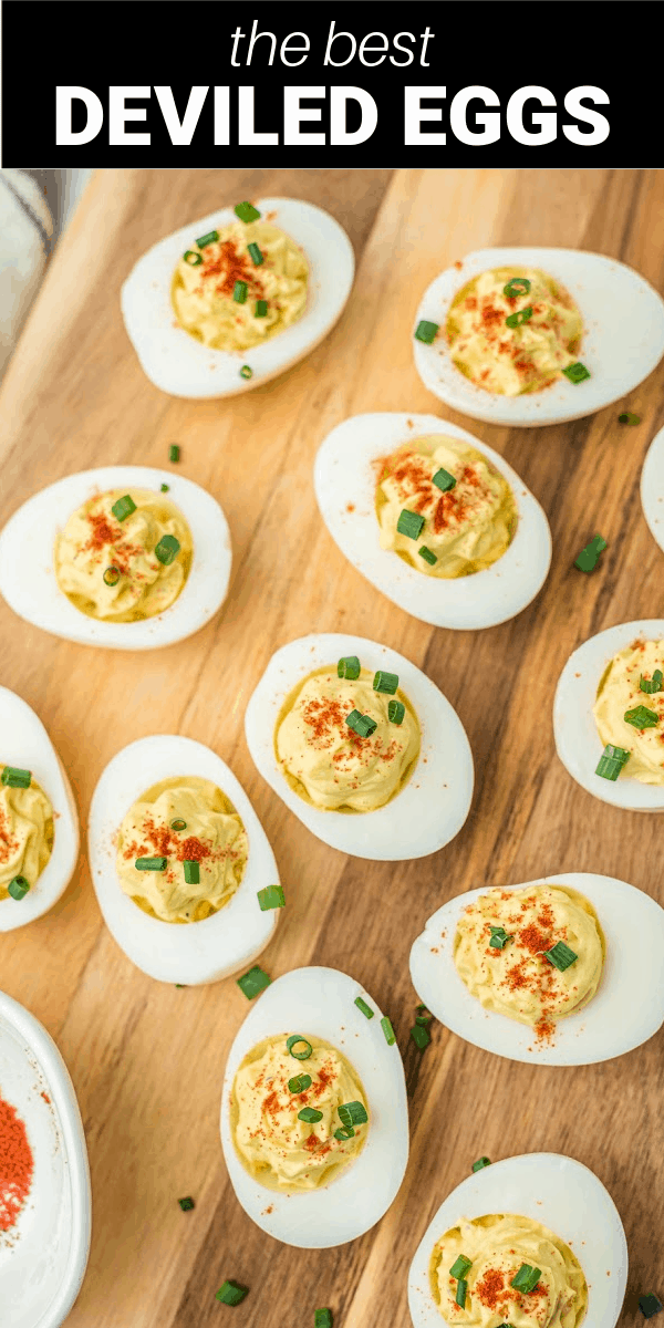 Learn how to make deviled eggs with just 7 easy ingredients. You're going to love the ease of these easy deviled eggs. Perfecting the flavor and taste isn't hard with this simple deviled eggs recipe. 