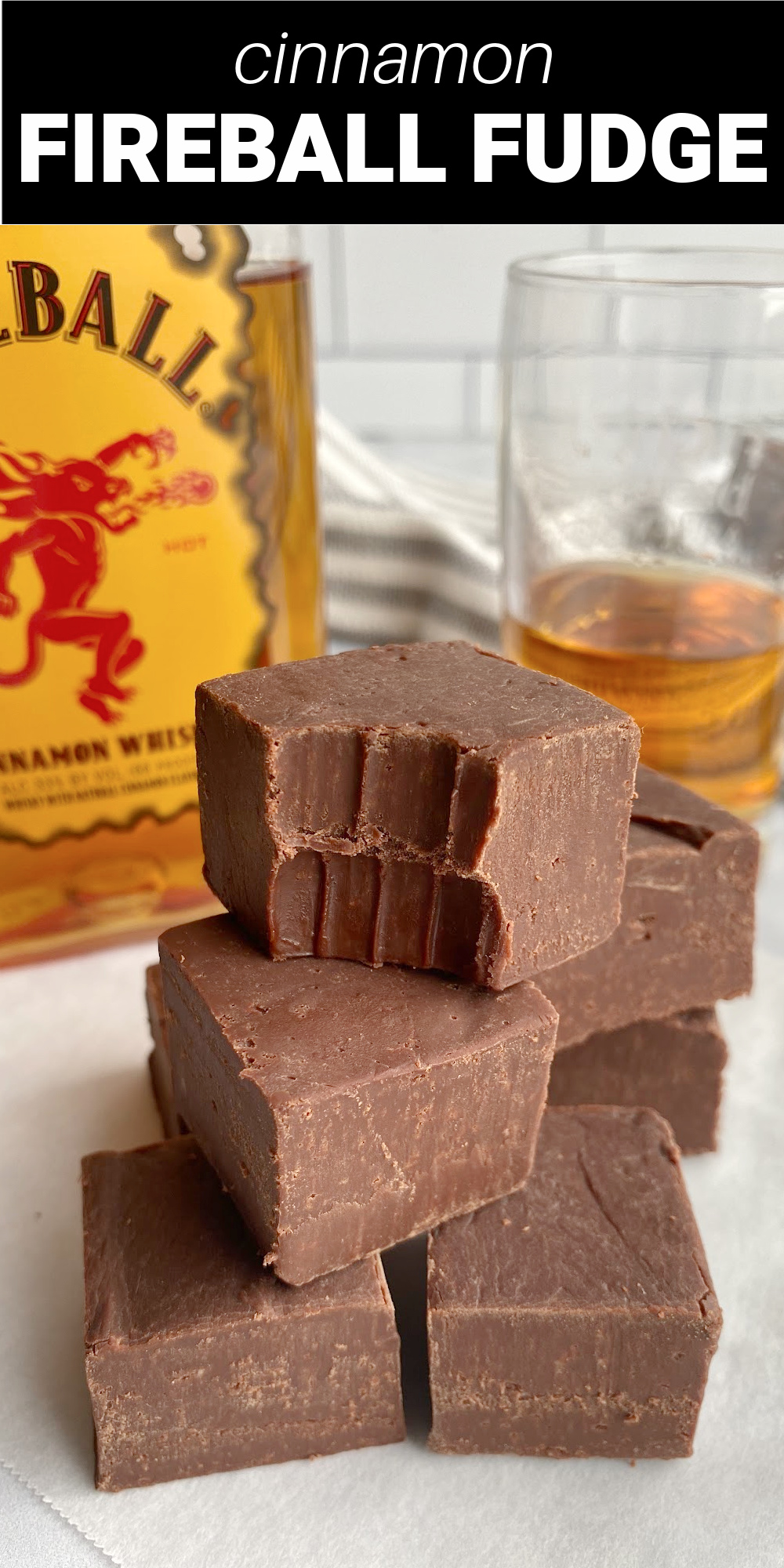 Fireball fudge is a delicious and rich chocolate fudge with a cinnamon kick. Made with cinnamon whisky, this decadent dessert is popular during the holiday season and makes great gifts.