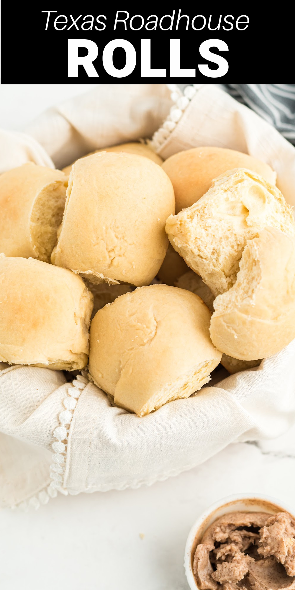 We all know that everyone loves the Texas Roadhouse Rolls and their cinnamon butter and now you can recreate these warm, buttery rolls at home. The Texas Roadhouse rolls recipe is an easy copycat recipe.