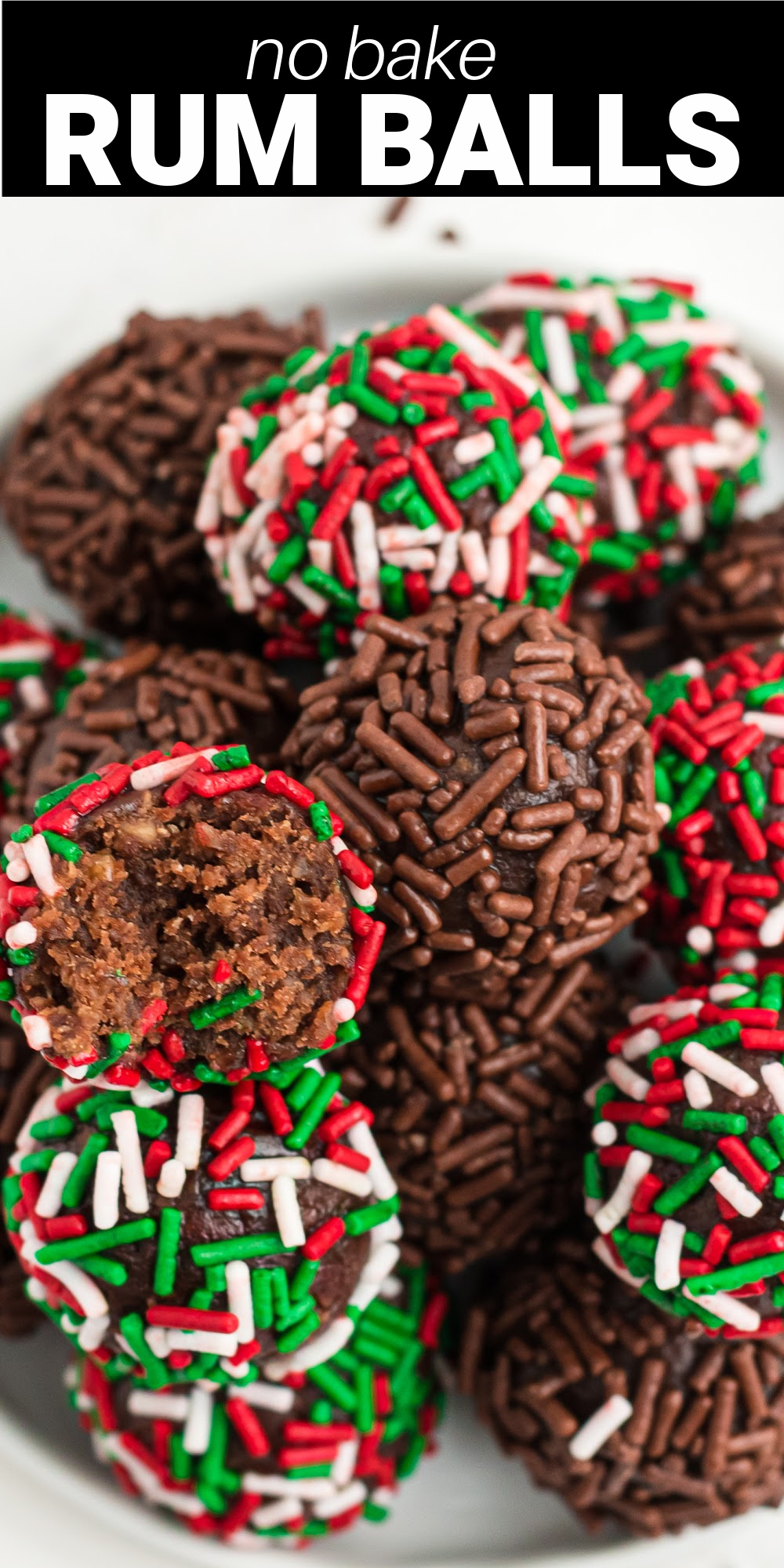 Chocolate Rum Balls have been a confectionary Christmas tradition for years! They're delightful truffle-like balls that are always a huge hit at any party, cookie swap or holiday get-together! 