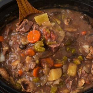 beef stew in pot