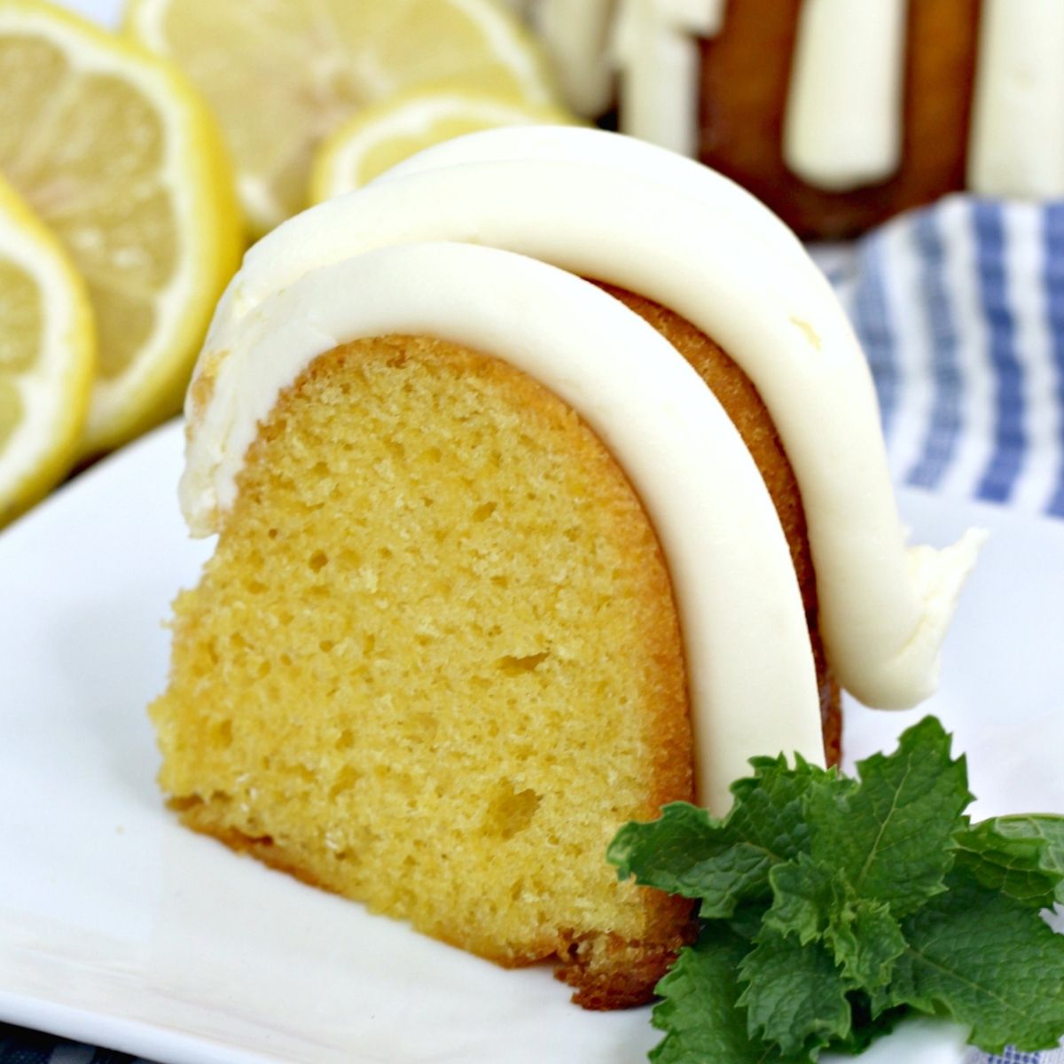 Lemon Butter Pound Cake - The Midnight Baker