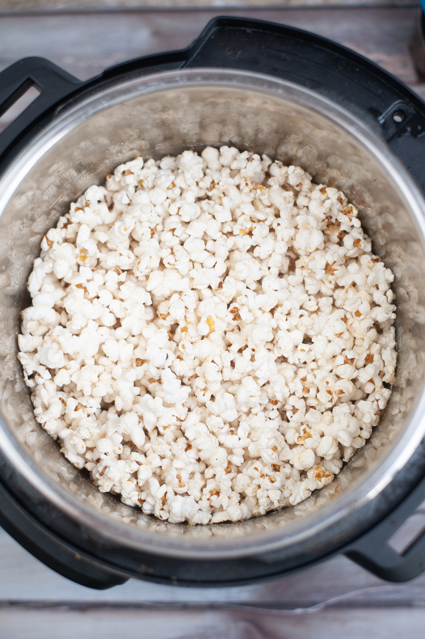 Popcorn in an instant pot. 