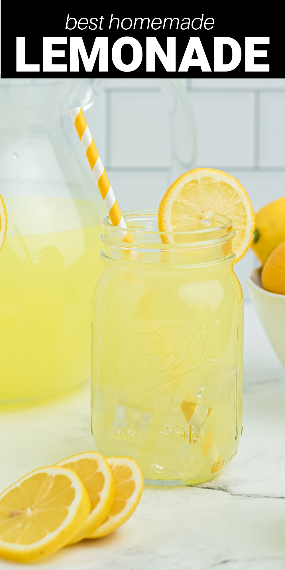 Nothings says summer better than the Best Lemonade Recipe you’ve ever tried. Made with freshly squeezed lemons and sweetened with a super easy simple syrup, this sweet and tangy lemonade will be a guaranteed hit all summer long!