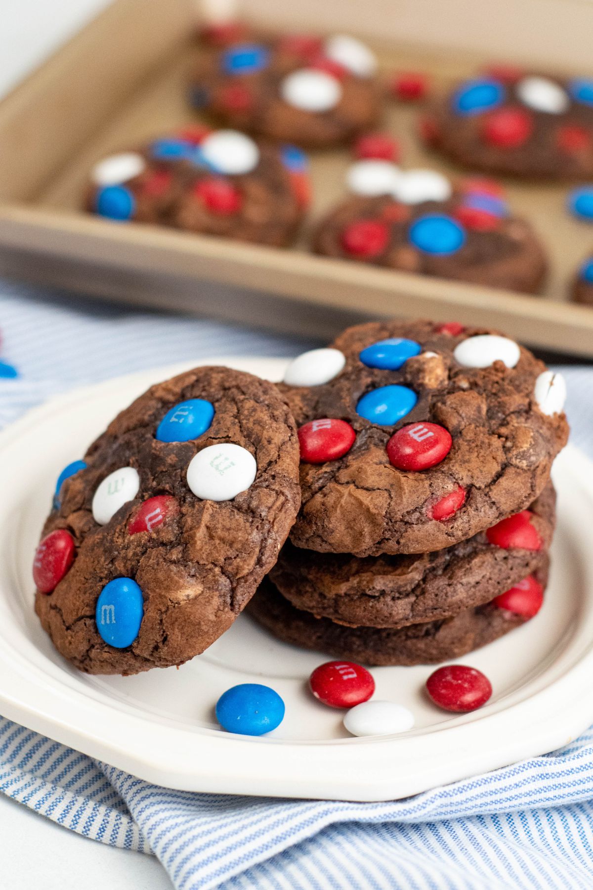 M&M Brownie Cookies - To Eat, Drink & Be Married