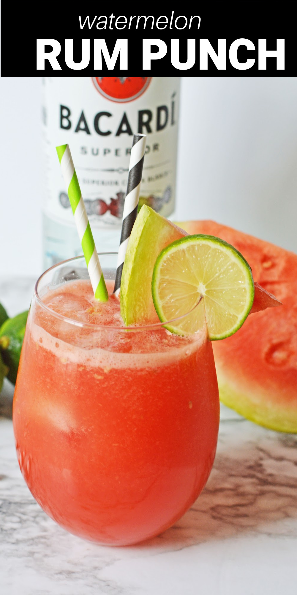 This Watermelon Rum Punch drink is perfect for barbecues, poolside parties, and picnics on sweltering hot summer days. Refreshingly fruity and delightfully sweet, this is one of my favourite summer drinks. 