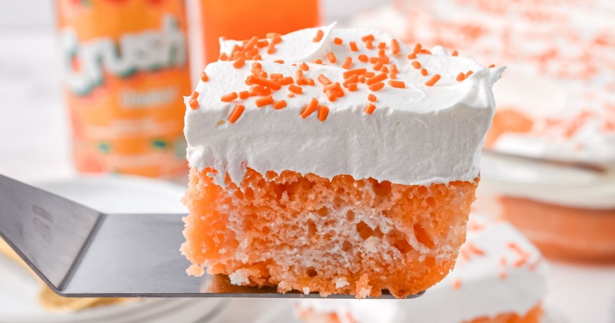 crush orange layer cake