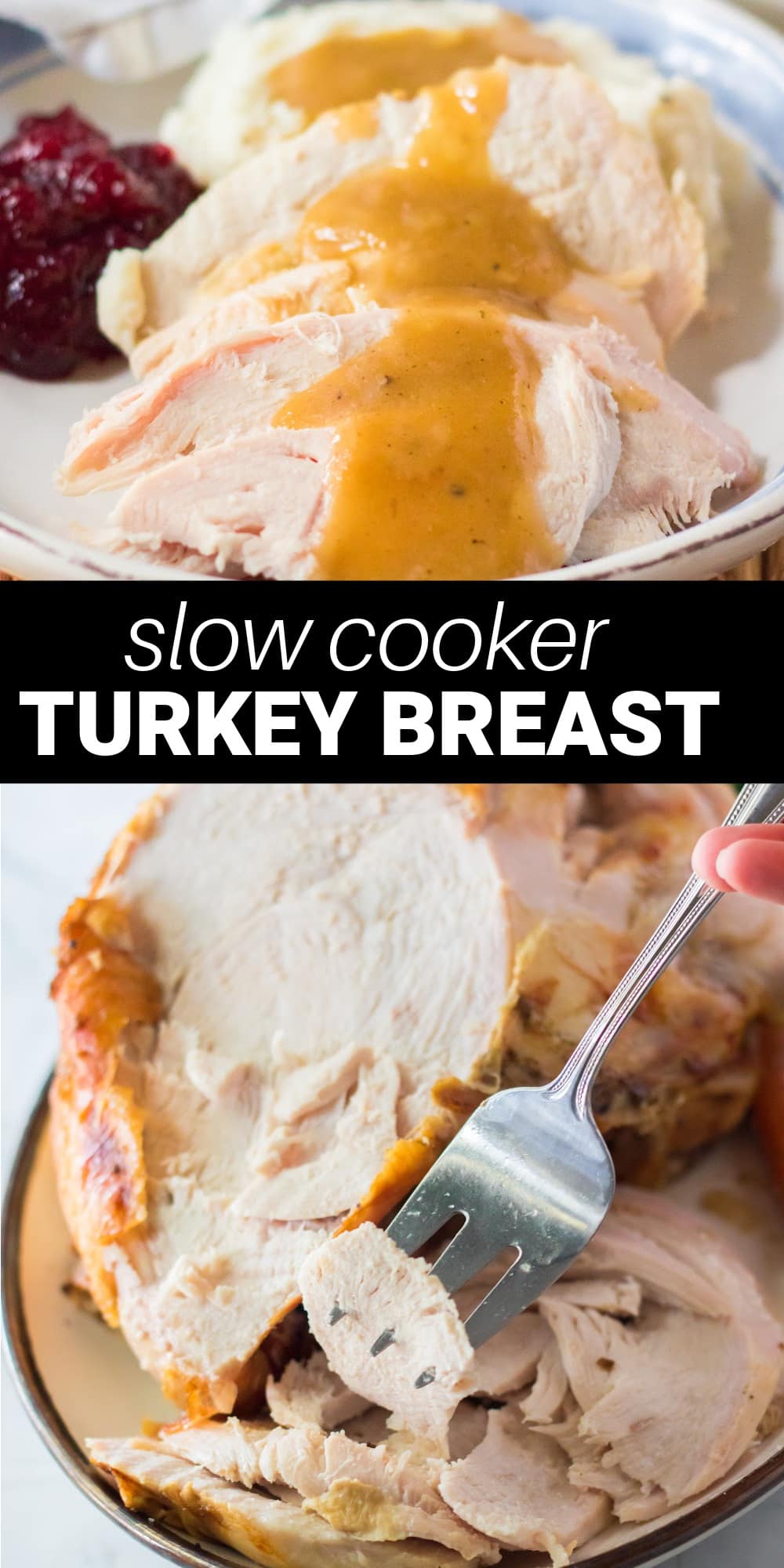 This mouth-watering Slow Cooker Turkey Breast with Vegetables is a great way to save oven space this holiday season. Perfectly seasoned and always juicy you'll never want to make turkey breast any other way. 