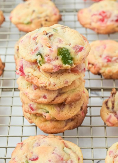 A pile of Fruitcake Cookies
